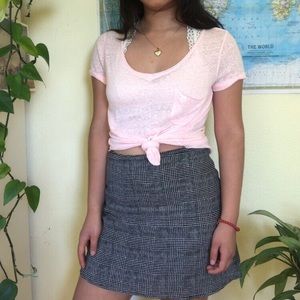 Pink pocket tee t-shirt top Abercrombie & Fitch